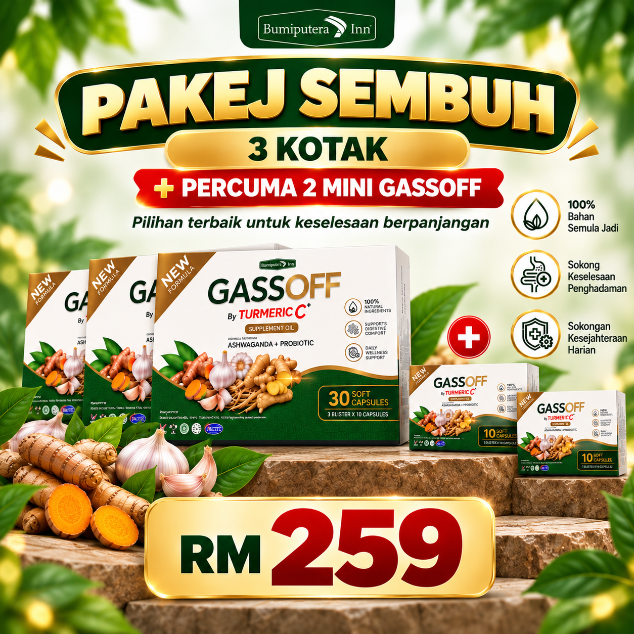Promo Merdeka beli 3 percuma 3